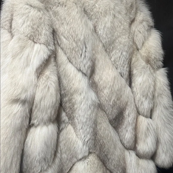White Fox Fur Jacket